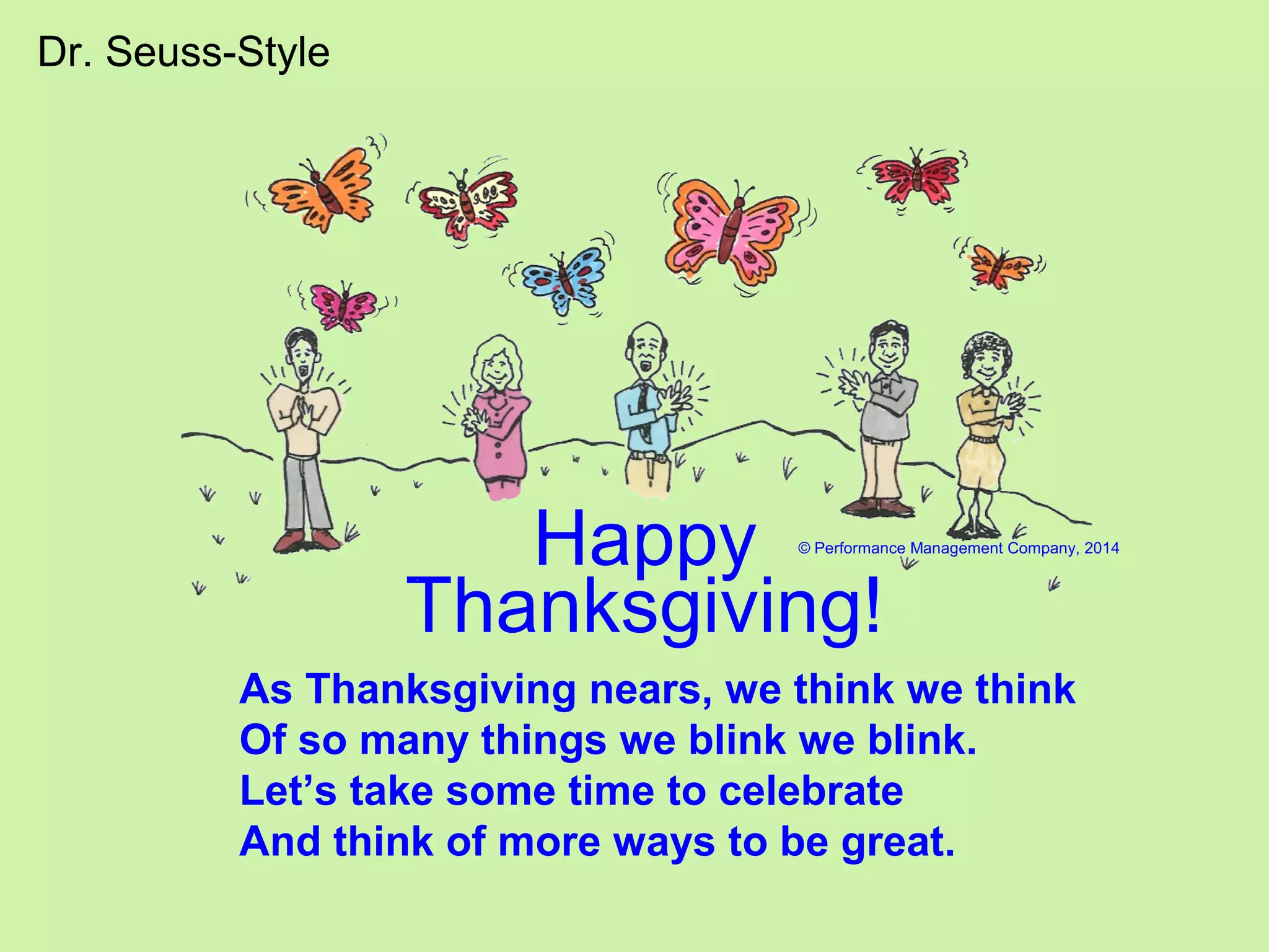 thanksgiving people and performance workplace poemsscott